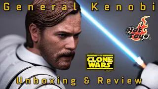 Hot Toys Obi Wan Kenobi TMS095 Clone Wars Unboxing & Review!