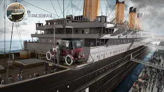 Titanic animator 3D CGI - Titanic 3D O naufrágio
