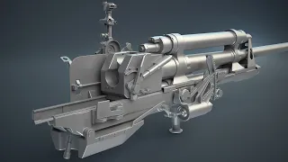 ZiS-3 gun for SU-76 3d-model