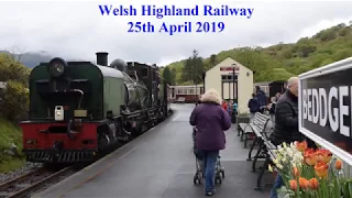 The Welsh Highland Railway on 25th April 2019