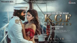 K.G.F: Chapter 3 - HINDI Trailer | Rocking Star Yash | Prabhas | Raveena Tondon | Prashanth Neel2024