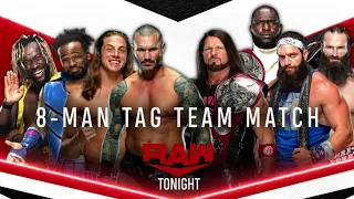 RK-Bro & The New Day Vs AJ Styles, Omos, Elias & Jaxson Ryker - WWE Raw 10/05/2021 (En Español)