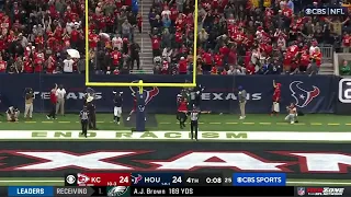 Harrison Butker misses game-winning field goal vs. Texans