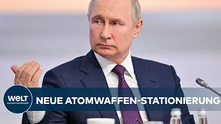 UKRAINE-KRIEG: Putins Ankündigung! Atomwaffen-Stationierung in Belarus unmittelbar vor Nato-Gipfel