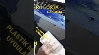 PLASTİK TAMPONA PLASTİK MACUN UYGULAMA