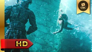 Justice League (2017) HD 1080P | Aquaman vs Steppenwolf | Underwater Atlantis Battle | MOVIE clip