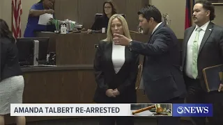 Amanda Talbert re-arrested