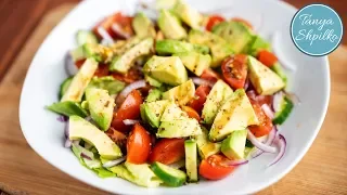 Простой Овощной Салат с Авокадо | Avocado Salad | Tanya Shpilko