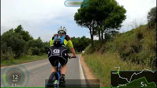 35 minute Virtual Cycling Fat Burning Workout Cambrils Spain Garmin Ultra HD
