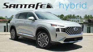 *TESTED* 2022 Hyundai Santa Fe Hybrid is a Fuel-Sipping Large Crossover with Generous Cargo and Tech