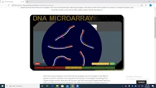 Virtual Lab: DNA Microarray