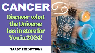 CANCER - What Surprises Does 2024 Hold For You? 🥳🦉 Your Year Ahead! Tarot Reading #tarot #cancer