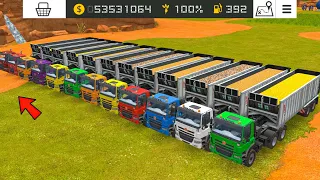 Mega Crops Challenge With Trucks In Fs18 | Fs18 Multiplayer | Timelapse |