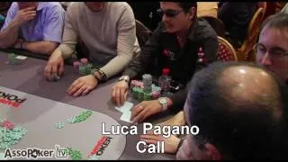 EPT Deauville 2010 - Main event - Day 2 - Luca Pagano incassa al river!