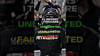 F1 Drivers I Think Are Underrated, Fairly Rated, Or Overrated #formula1 #edit
