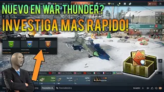 ¡INVESTIGA Más RÁPIDO en WAR THUNDER Con Estos Consejos!