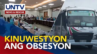 Pilit na pagpapatupad sa PUV franchise consolidation sa kabila ng mga isyu, kinuwestyon sa Kamara