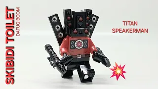 lego skibidi toilet | assemble lego titan speakerman upgrade