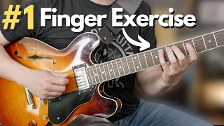Get FASTER Fingers In One WEEK - #1 Finger Exercise For Guitar