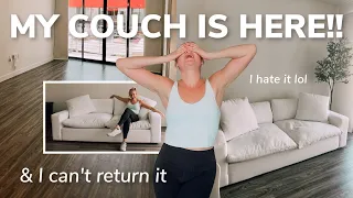 i got a couch!! *instant regret lol*