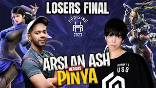 Arslan Ash (Zafina) VS Pinya (Raven) | Losers Final | Uprising Korea 2023 | #tekken