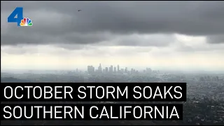 Team Storm Coverage: From Rancho Cucamonga to LA County, Rain Soaks SoCal | NBCLA