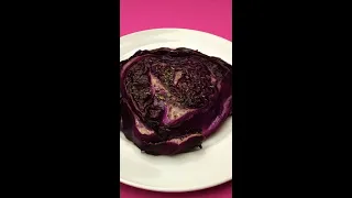 Red Cabbage Steaks 🥬😍 Recipe link in Comment Section 👉