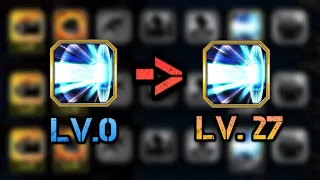 Super Attack Boost LV.0 to LV.27 comparison