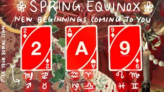 New Beginnings Coming Your Way | Spring Equinox & Astrological New Year | Pick A Card or Zodiac Sign