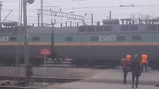 Прибытие поезда №3 в Минск после ЧП в Москве 09.04.2017