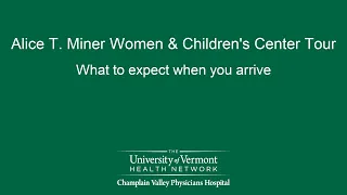 Women and Children's Center Tour - Part 1: Arrival