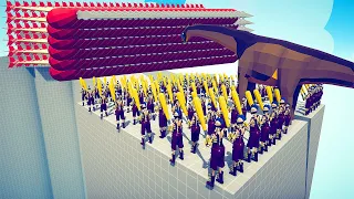 SKELETON ARMY + GIANT BRACHIOSAURUS vs EVERY TRIO GODS - Totally Accurate Battle Simulator TABS