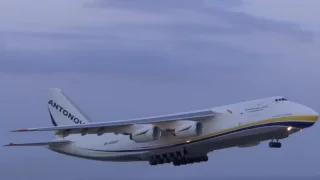 An-124-100M Antonov Airlines Take-off @ Burgas Airport (BOJ)