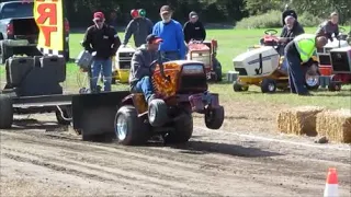 10-8-2022 BERWICK RIVERFEST GARDEN TRACTOR PULL/ VIDEO 2 OF 3 COMPETITION. /4 CLASSES IN THIS VIDEO.