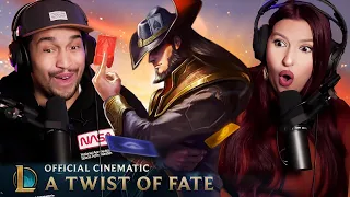 REACTING to League of Legends Cinematic - A TWIST OF FATE