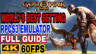 RPCS3 - God Of War HD Collection Best Settings / Best Configuration [4K 60FPS] Full Setup Guide