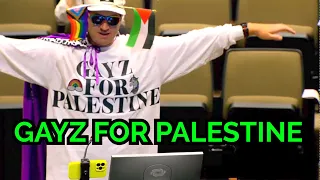 Alex Stein Joins "Gays For Palestine" At Plano City Council