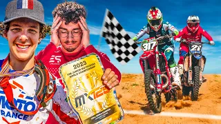 J'AI AFFRONTÉ LE CHAMPION DU MONDE DE MOTOCROSS !! 😳 (La fusée Mathis Valin 🚀)