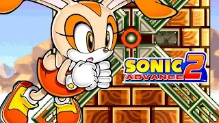 Sonic Advance 2 - Sky Canyon (Act 1, 2, BOSS) - Cream HQ 60 FPS