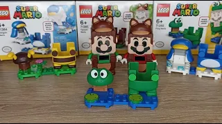 Super Mario Lego - 4 Power Up Packs