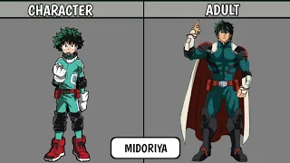 MY HERO ACADEMIA AS ADULTS || GROWN UP || PlayNetCity