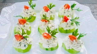 Finger Food Recipe | Quick Starter | Cold Appetizer | Canape