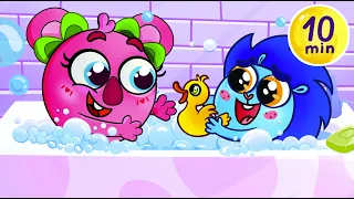 Bath Song 🛀😻 | + More Best Kids Songs by Baby Zoo 😻🐨🐰🦁