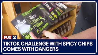 TikTok challenge with spicy chips comes with dangers