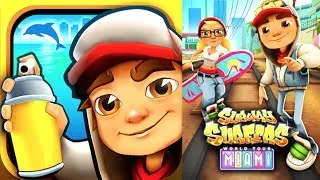 SUBWAY SURFERS: MIAMI - World Tour Gameplay (iPhone Let's Play)