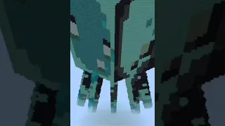 Minecraft Glow squid PixelArt#shorts #minecraft