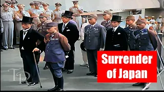 (1080p, 60fps, Colorized) Japan's Surrender!