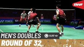 YONEX All England Open 2023 | Kim/Kim (KOR) vs. Fikri/Maulana (INA) | R32