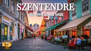 【4K】Szentendre, Hungary - Walking Tour Through Heart of The Old Town