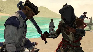 Assassin's Creed Freedom Cry ShotGun Blunderbuss & Machete Finishing Moves Montage